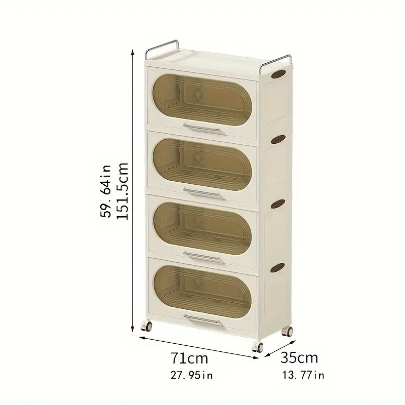 💝Ultimo giorno per la liquidazione: scaffale da cucina con ruote 