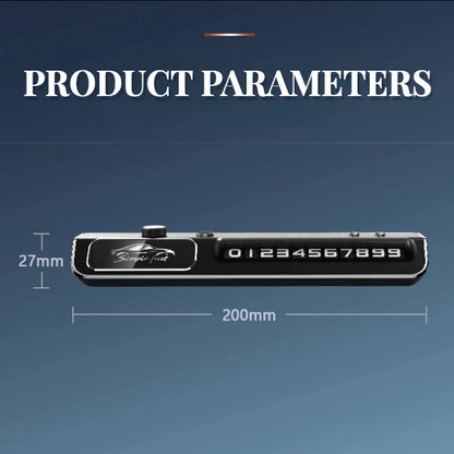 Spray intelligente multifunzionale Profumo per auto Parcheggio temporaneo Numero di telefono Targa Auto Luce ambientale Decorazioni interne 