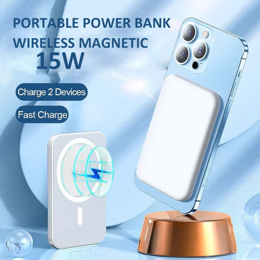 Power bank magnetico wireless portatile